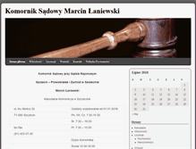 Tablet Screenshot of komornikszczecin.org